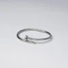 Cartier Nail Bracelet Cuff - Silver