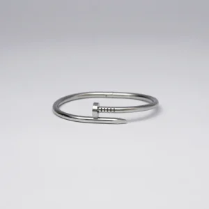 Cartier Nail Bracelet Cuff - Silver