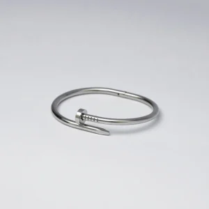 Cartier Nail Bracelet Cuff - Silver