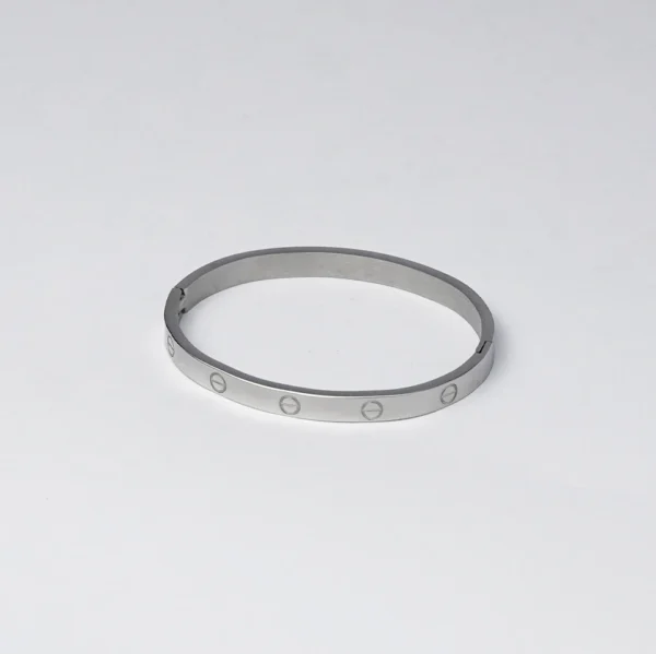 Cartier Screw Bracelet Cuff - Silver