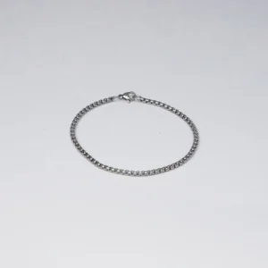 Round Box Link Chain Bracelet