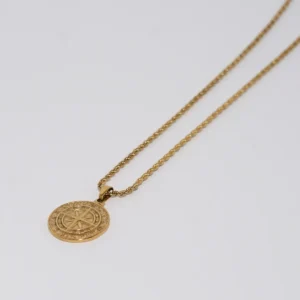 Compass Pendant - Gold