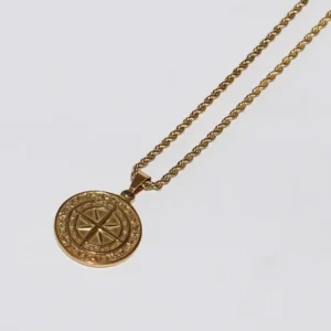 Compass Pendant - Gold