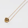 Cylinder Pendant - Gold