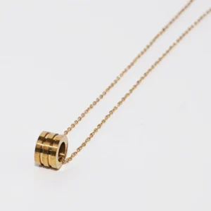 Cylinder Pendant - Gold