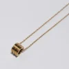 Gold Cylinder Pendant