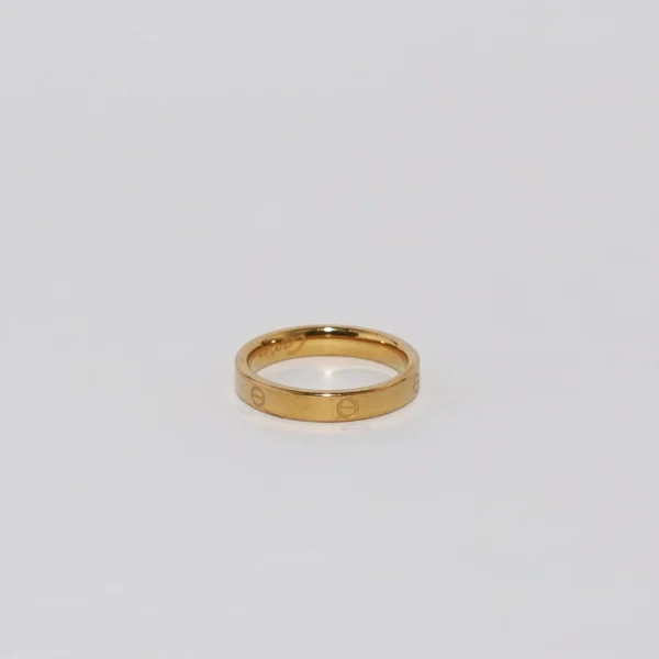Titan Screw Ring - Gold