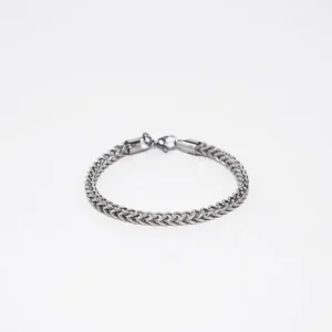 Wheat Chain Bracelet - Silver