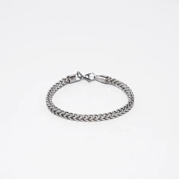 Wheat Chain Bracelet - Silver
