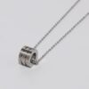 Cylinder Pendant - Silver