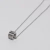 Cylinder Pendant - Silver