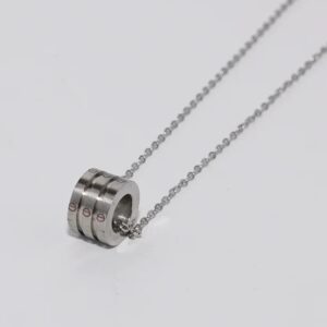 Cylinder Pendant - Silver