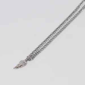 Silver Feather Pendant