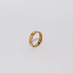 Titan Screw Ring - Gold