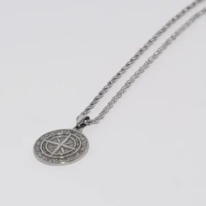Compass Pendant - Silver